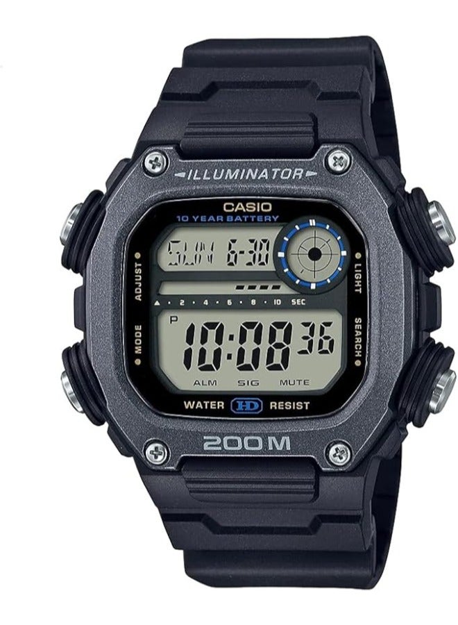 CASIO Resin Digital Watch DW-291HX-1AVDF