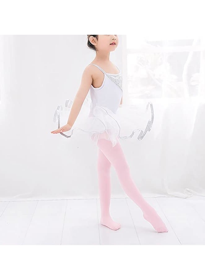 Girls' Ballet Dance Footed Tights for School Students (Toddler/ Kids) - Image 4