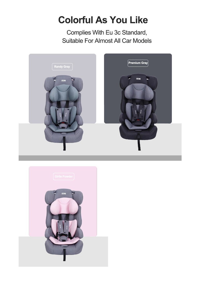 MaBaby Child Safety Seat Portable Folding Baby Car Seat with Heightening Pad from 9 Months to 12 Years  - Image 2