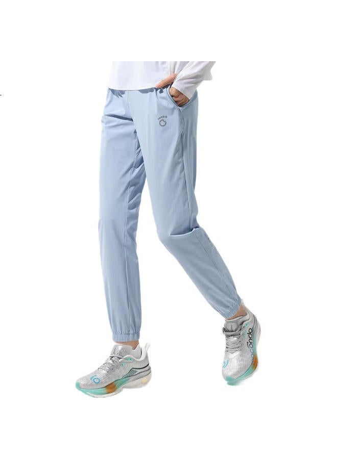 macondo Original Single Product | Mask-Like Long Pants Spring Summer Running Quick-Drying Sports Pants Sunscreen Antibacterial Blue Micro-Light Female Xl - Image 3