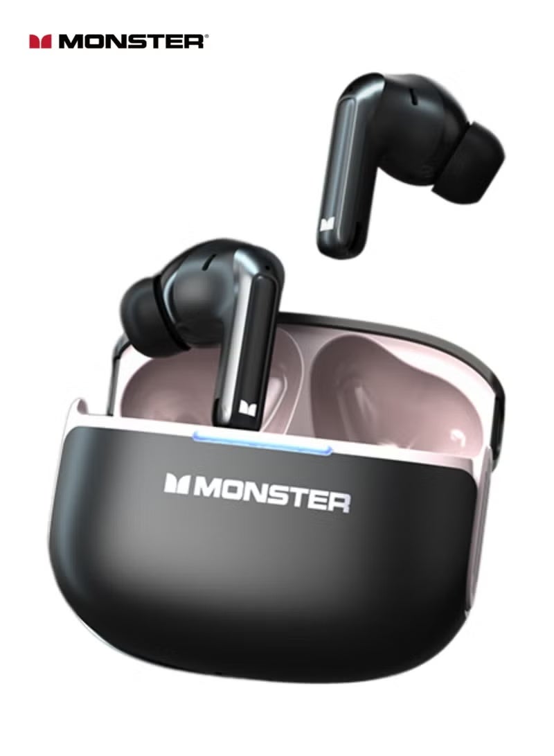 Monster Aura fit D02 Earbuds - Superior ANC+ENC Noise Cancellation, Premium 13mm Sound - Image 2