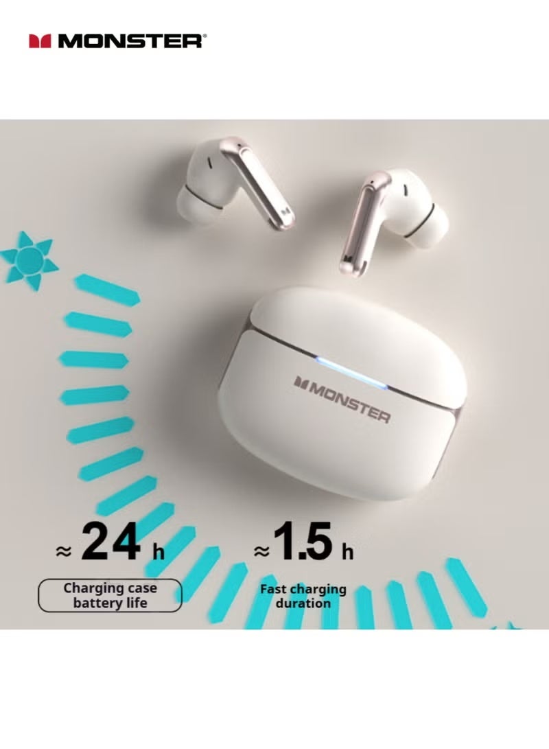 Monster Aura fit D02 Earbuds - Superior ANC+ENC Noise Cancellation, Premium 13mm Sound - Image 4