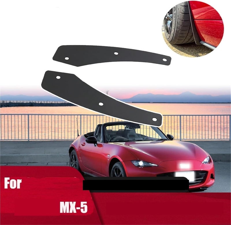 Car Front Mudguard Fender Splash Guards Mud Flaps Compatible with Mazda MX-5 ND MX5 Miata Roadster 2015-2020 - Image 2