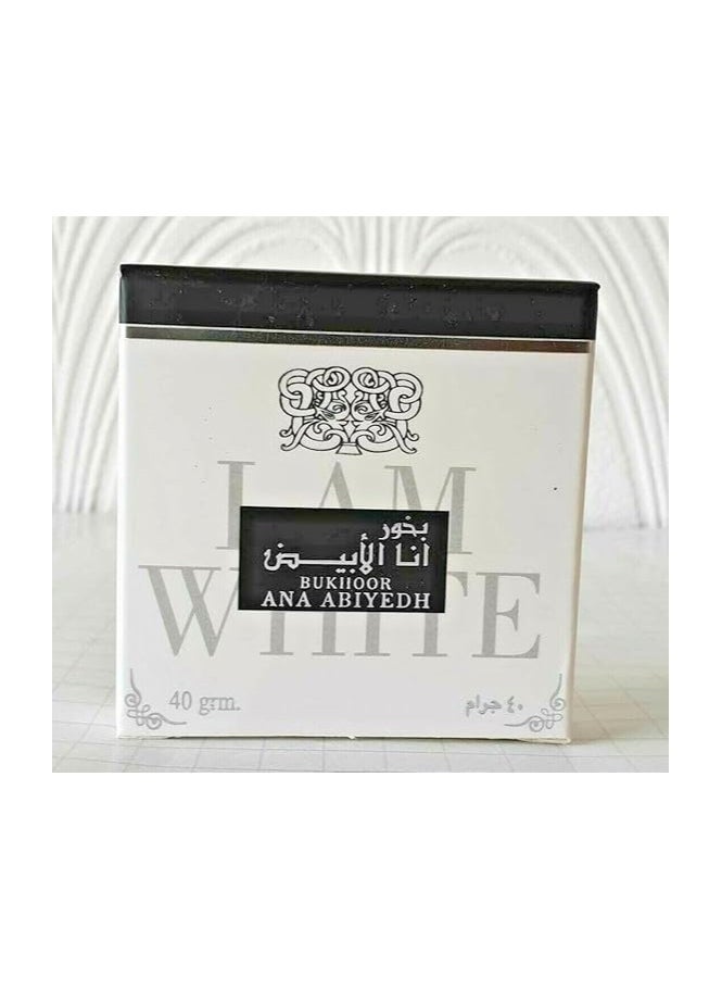 Ard Al Zaafaran Bukhoor Ana Abiyedh Incense,40g 