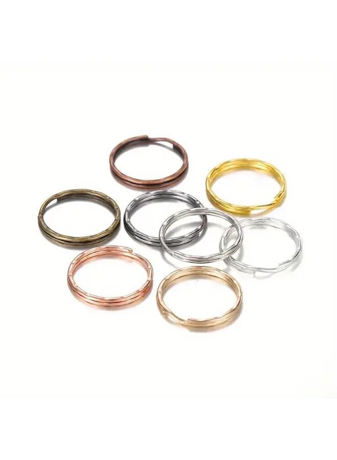 20pcs Silvery Split Ring Keychain Connector 25mm DIY Keyring Accessory - Image 2