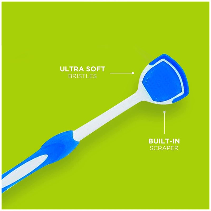 AmigozZ Tongue Cleaner, Scraper Helps Cure Bad Breath - Colors May Vary (2pcs) - Image 3