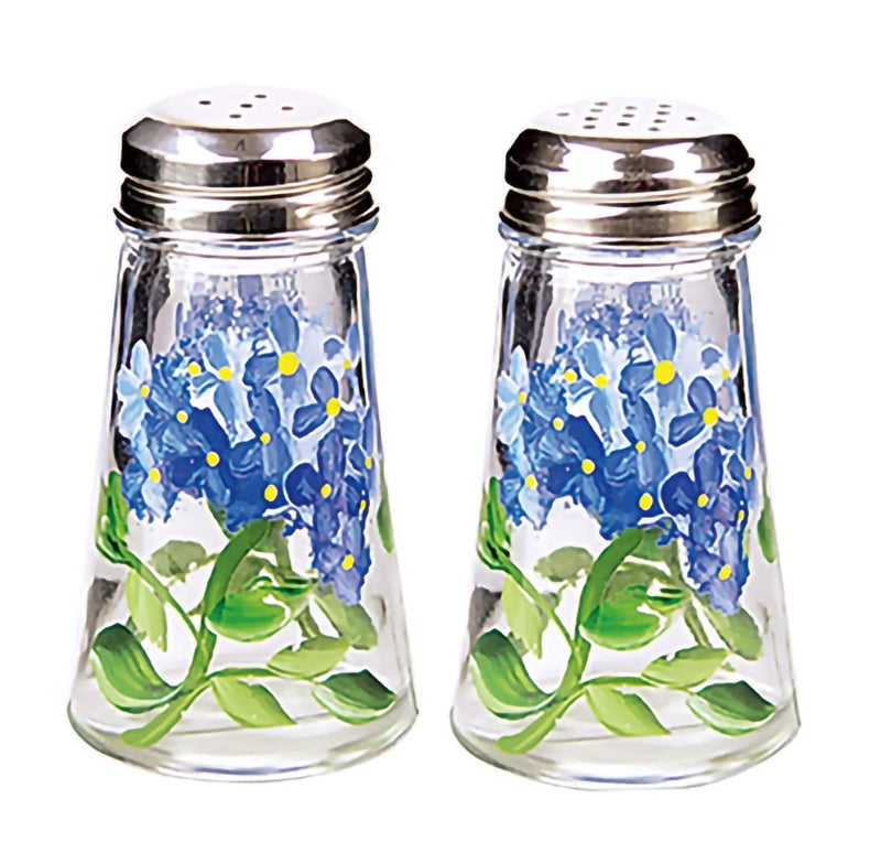 Grant Howard Tapered Salt and Pepper Shaker Set 34 ounces Blue