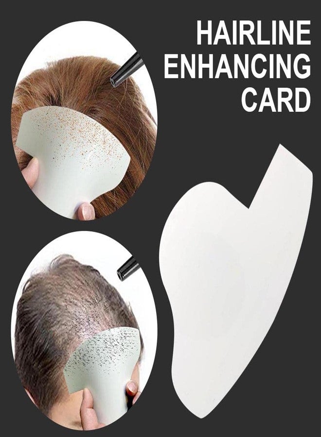ZERONE Hairline Enhancing Card Barber Line Up Beard Shaping Template, Hair Styling Tool for Edges and Crisp Lines with Color White (1 - Image 3
