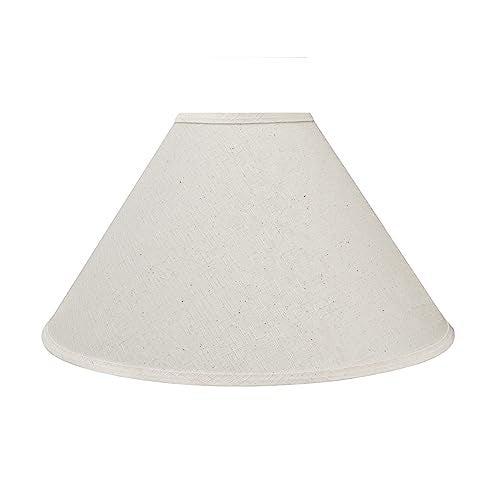 Aspen Creative 32201A Hardback Empire Spider Lamp Shade in Cream, 6" Top x 19" Bottom x 12" Slant Height - Image 4