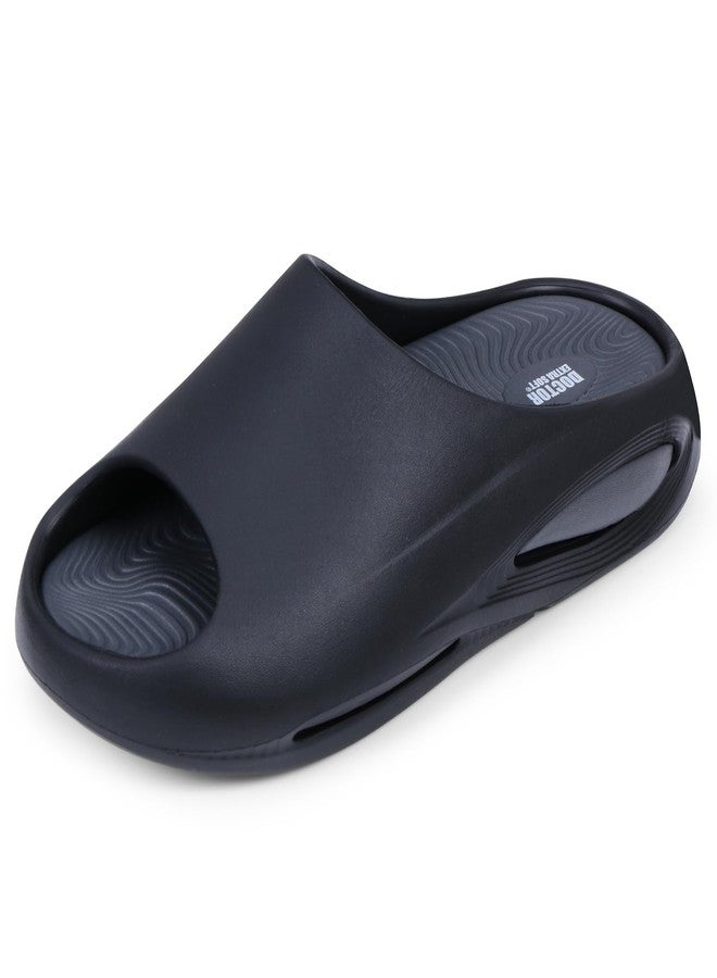 DOCTOR EXTRA SOFT Men's Classic Ultra Soft Sliders/Slippers With Cushion Footbed | Comfortable & Light Weight | Stylish & Anti-Skid | Waterproof & Everyday Flip Flops For Gents/Boys D-507,10Uk,Multi - Image 1