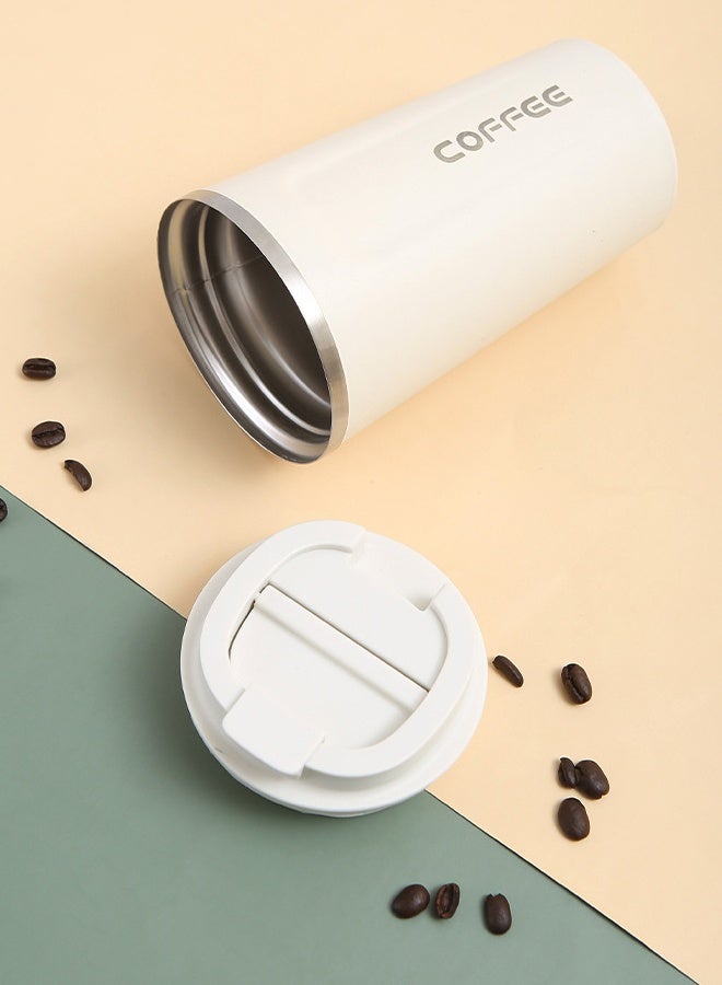 Stainless Steel Coffee Thermos Mug with Lid - 510ml Insulated Travel Cup Keep Drinks Hot/Cold for 12+ Hours, Easy Clean Car Cup Holder Friendly & Office Essentials - Image 2