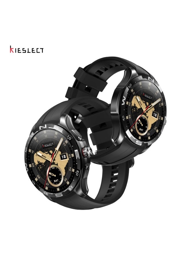 Smartwatch Actor with 1.6" LTPO AMOLED, GPS and up to 15 days battery life  - Black