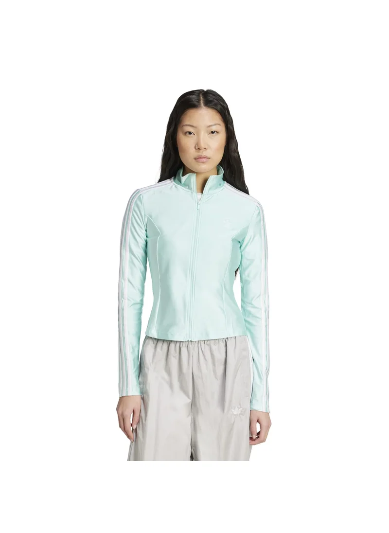 اديداس adidas 3S SLIM TT Blue Originals Women TRACK TOPS