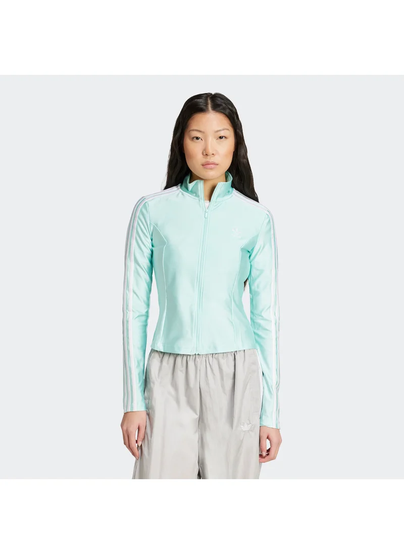 adidas Originals adidas 3S SLIM TT Blue Originals Women TRACK TOPS