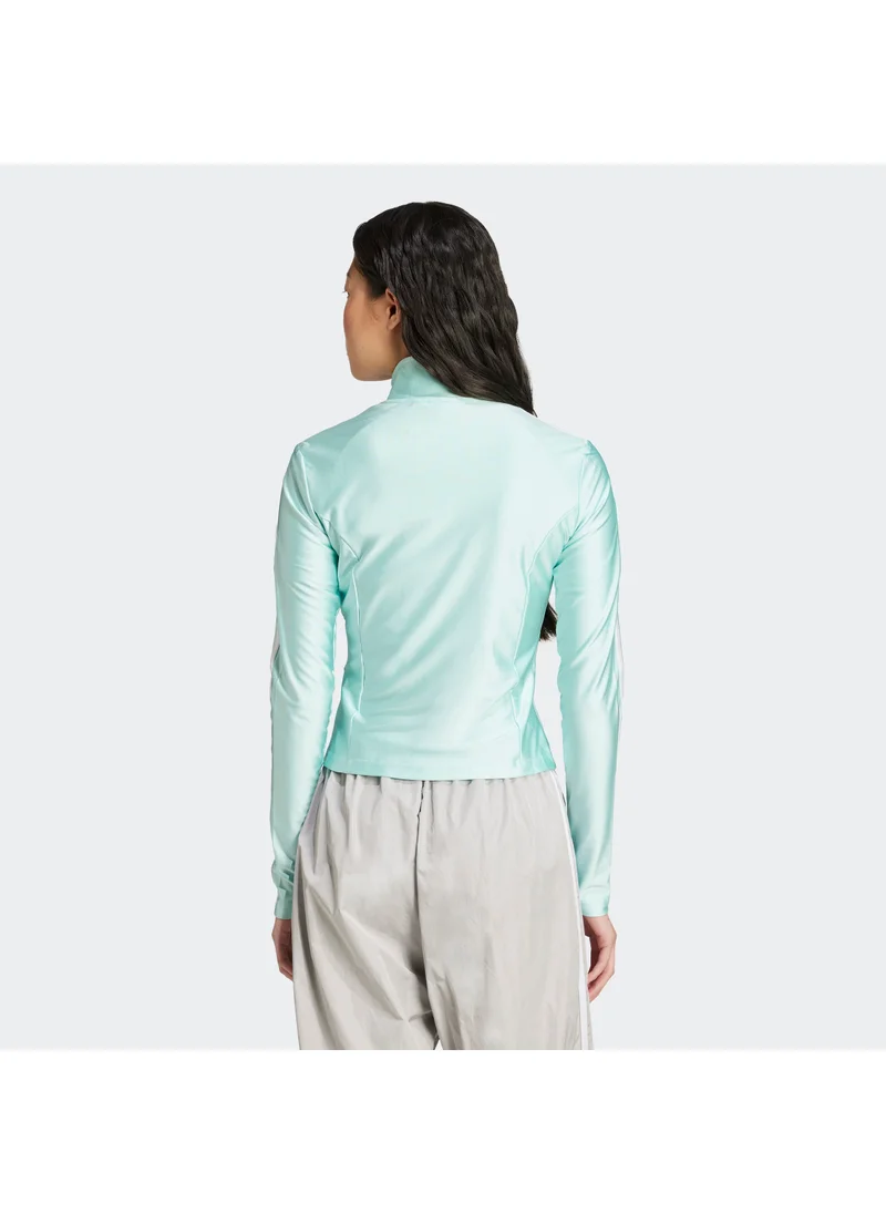 adidas Originals adidas 3S SLIM TT Blue Originals Women TRACK TOPS