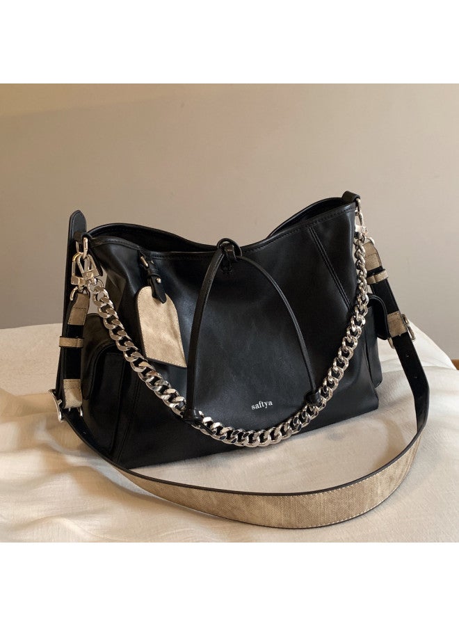 SAFIYA Qixi Festival Gift】women's Bag 2025 New Arrival Popular Brand Large Capacity Tote Bag Single Shoulder Crossbody Bag - Image 2