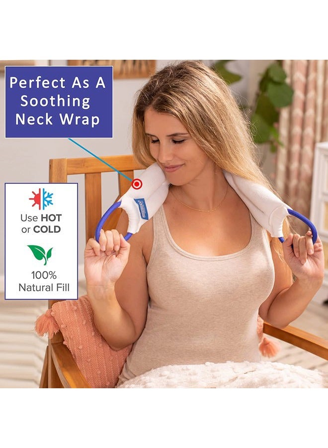 Bed Buddy 2-Pack Microwave Heating Pad for Sore Muscles - Heat Pad for Aches and Pain, Microwavable Heating Pads, Rice Bags for Heat Therapy Microwavable White - Image 2
