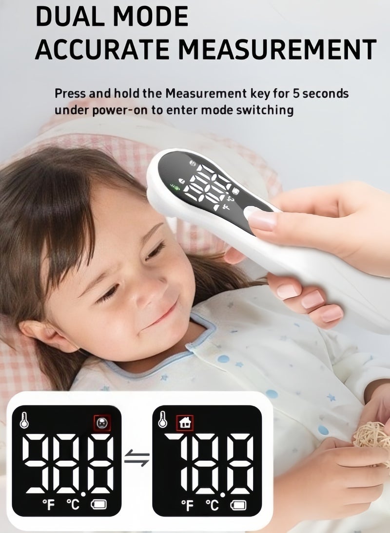 AiNengKang Infrared electronic body temperature forehead temperature gun handheld thermometer forehead temperature gun mini temperature gun rechargeable NON-Contact thermometer - Image 3