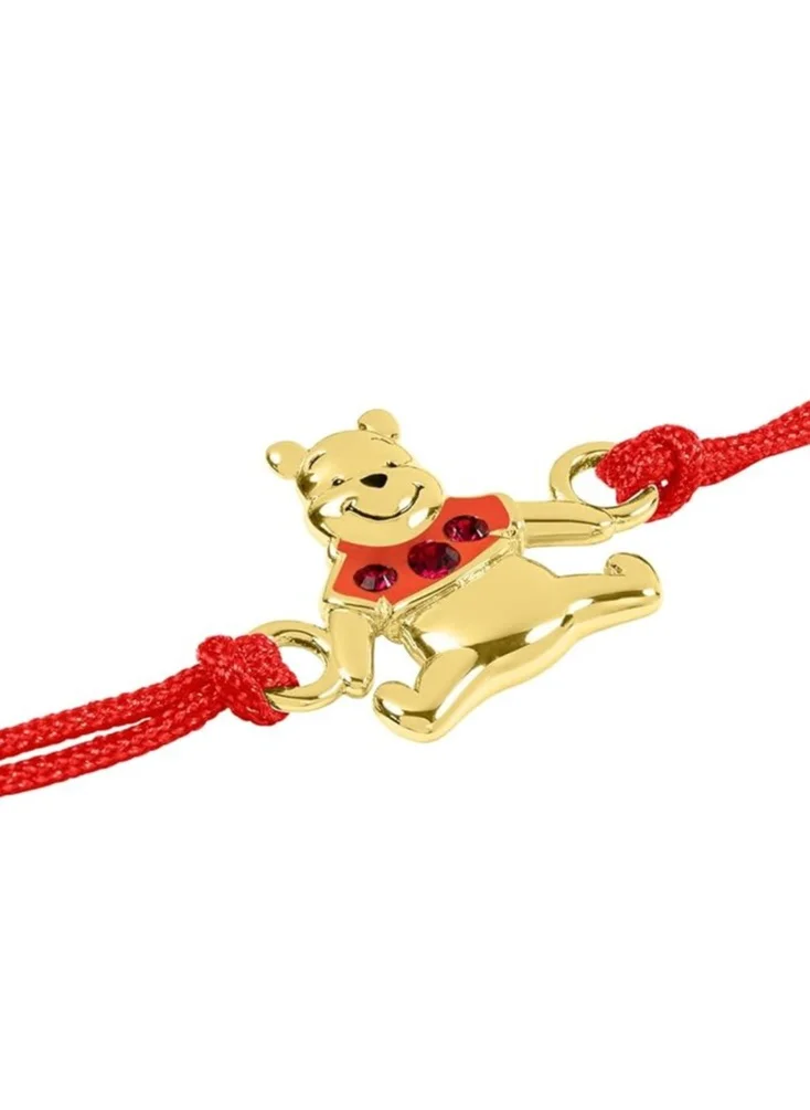 Disney Disney Winnie The Pooh Red Cord Bracelet with Gold Charm