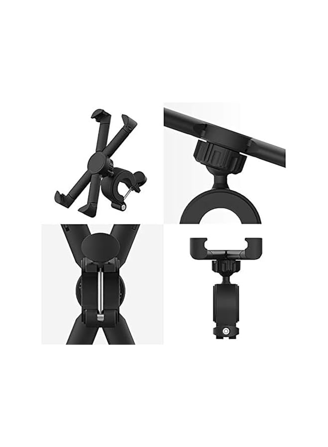 S-TOP Bicycle cell phone holder motorcycle cell phone holder ABS universal lightweight handlebar cell phone holder suitable for riding - Image 4