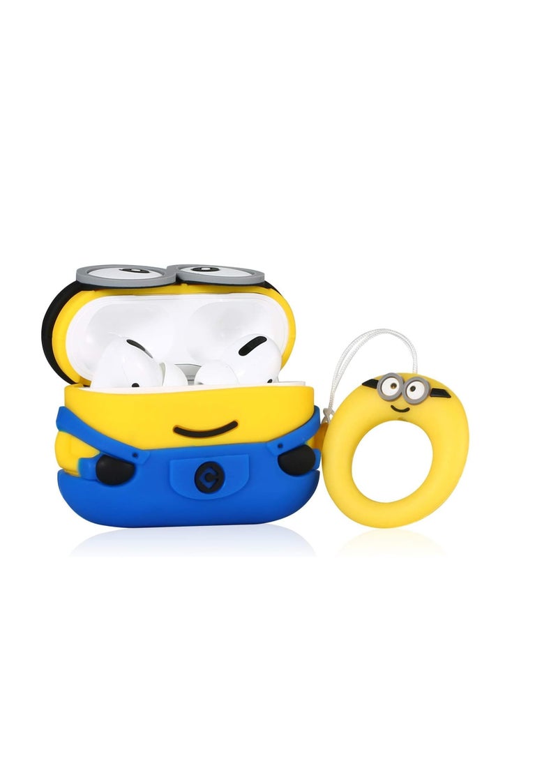 Silicone Shockproof Cover for Apple Airpods Pro 2nd, New 3D Cute Cartoon Creative Fun Case Skin with Keychain Design for Airpods Pro 2nd Charging Case - Image 2