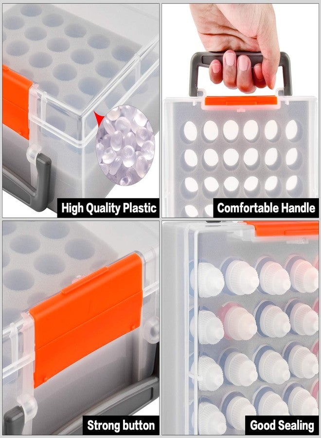 ALCYON Food Coloring Bottle Storage Organizer Case Compatible with Cake Food Coloring Set, Food Grade Vibrant Liquid Dye Container Box Holds 30 Bottles (Box Only) - Image 3