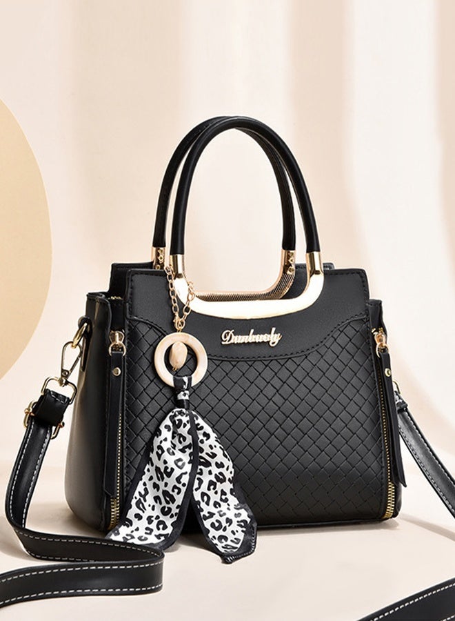 DUNISO Women's Fashion Handbag Faux Leather Crossbody Bag For Women  Large Capacity Tote Bags Top Handle Satchel Fashionable Travel Shoulder Bag For Ladies - Image 2