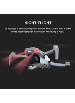 STARTRC Mini 2 Se Head Lights For Dji Mini 2 Se/Mini Se/Mavic Mini/Mini 2 Accessories 3 Light Models Strobe Light/Signal Lights/Sos Lights (Red Lighting)  - Image 3