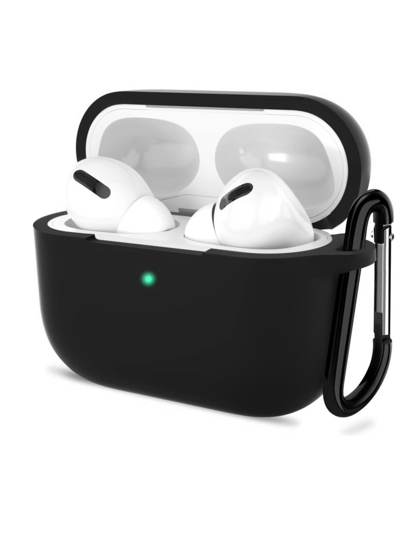 AirPods 4 Case, Silicone Case Cover Compatible with Apple AirPods 4th Generation, Black