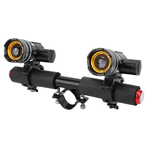 Sunisfa Electric Scooter Front Light USB Rechargeable LED Headlight Adjustable Focuses for M365 KUGOO ETWOW Suitable for Cycling Aluminum Alloy - Image 1