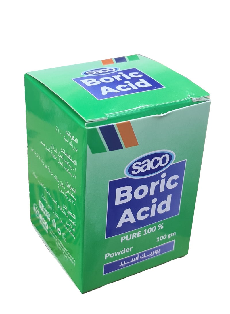 ساكو مسحوق حمض البوريك لصنع معجون مكافحة الصراصير 100 جم