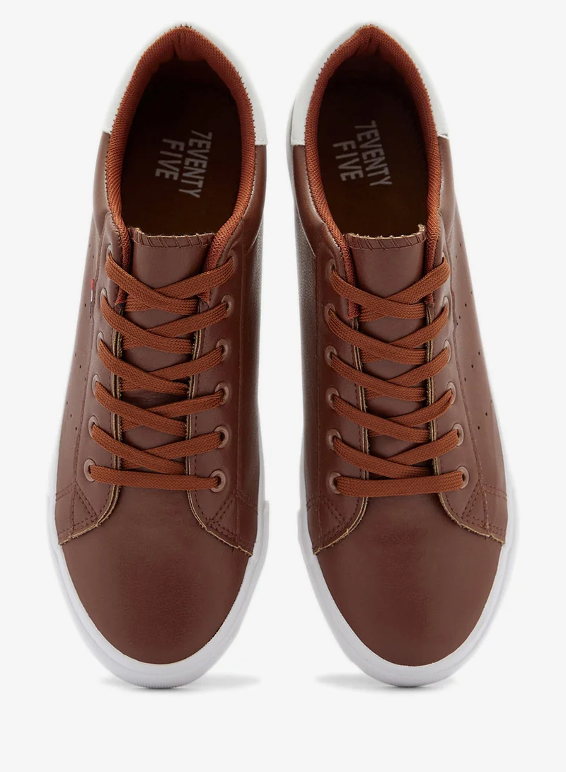 Seventy Five brown Old School Sneakers for Men | Best Price UAE