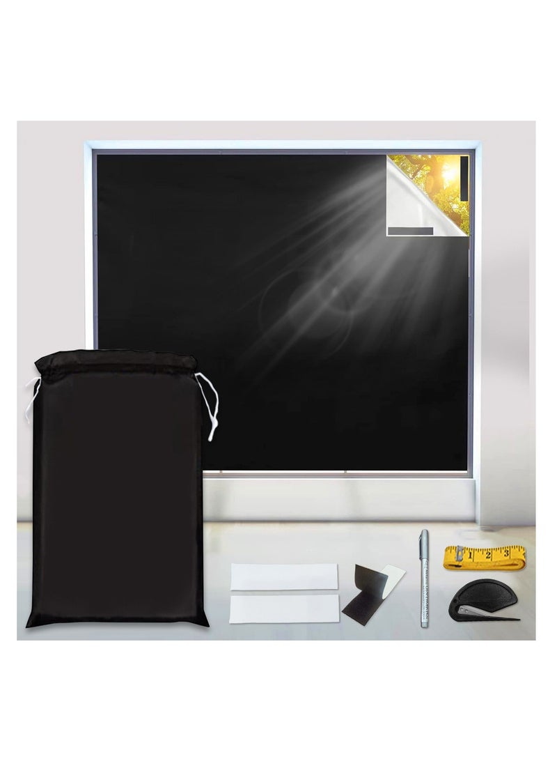 Window Blackout Sun Protection Blackout Fabric, Roof Window Blackout, No Drilling, Sun Protection Window Interior Blackout Film 200 x 145 cm - pzsku/Z34B6D21A814587355AA2Z/45/_/1727605103/63b40c44-f09f-4fb6-815f-f4fb7fcd698e