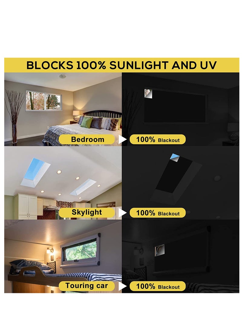 Window Blackout Sun Protection Blackout Fabric, Roof Window Blackout, No Drilling, Sun Protection Window Interior Blackout Film 200 x 145 cm - pzsku/Z34B6D21A814587355AA2Z/45/_/1727605239/c776e161-987e-4a7a-9198-1fa28f0cd60c