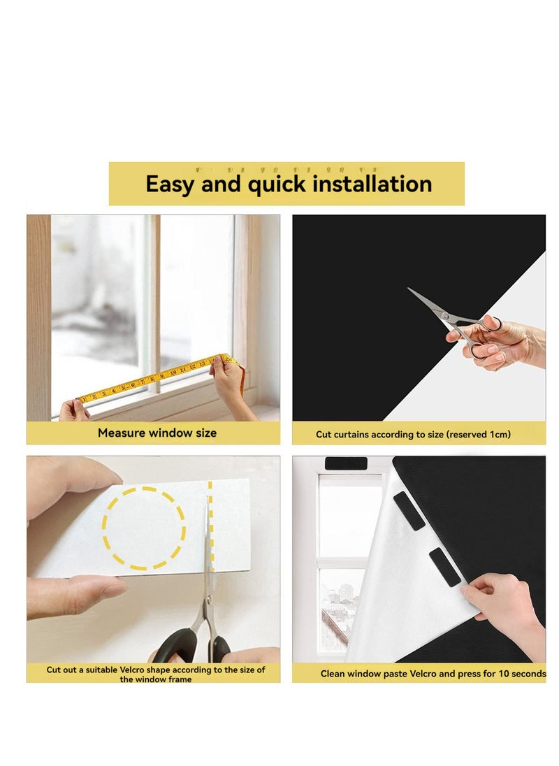 Window Blackout Sun Protection Blackout Fabric, Roof Window Blackout, No Drilling, Sun Protection Window Interior Blackout Film 200 x 145 cm - pzsku/Z34B6D21A814587355AA2Z/45/_/1727605431/ea33c4b4-483d-443f-a4d8-e26706df7581