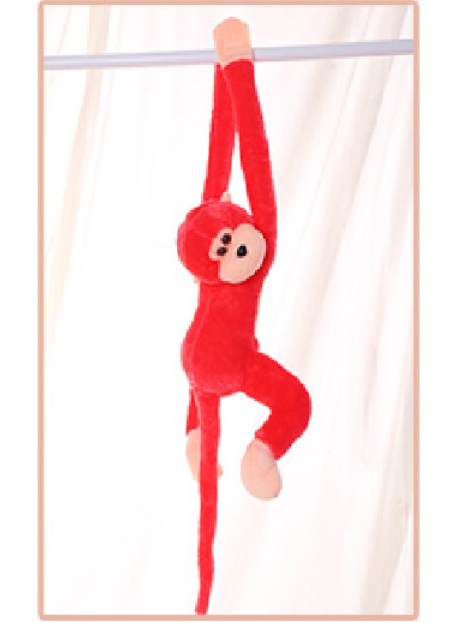 Color Long Arm Monkey Plush Toy Children's Gift Cute Monkey Doll Home Hanging Ornaments Sound Doll
