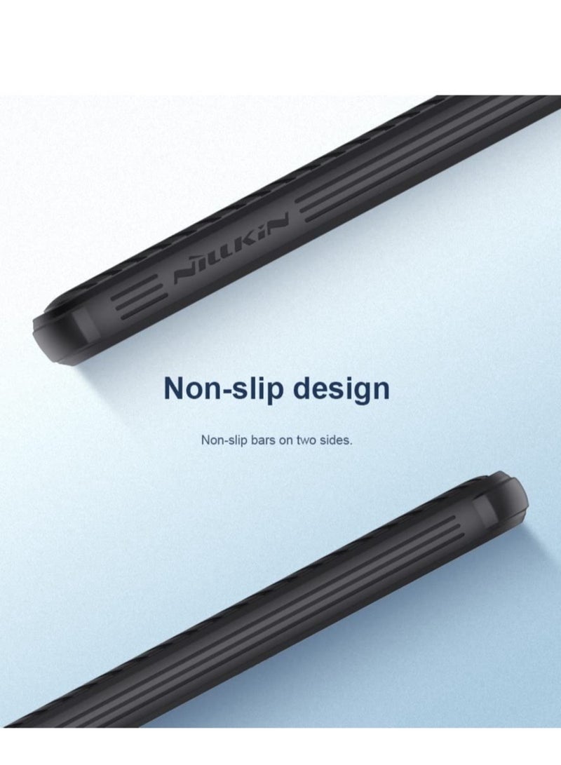 ELTRAZONE جراب Samsung Galaxy S23 Plus مع غطاء كاميرا، جراب واقٍ من البولي كربونات الرقيق المقاوم للصدمات مع غطاء كاميرا منزلق، جراب مطور لهاتف Samsung Galaxy S23 Plus/S23 + أسود - Image 4