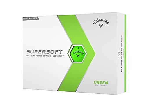 Callaway Golf Supersoft Golf Balls 2023 Green - Image 1