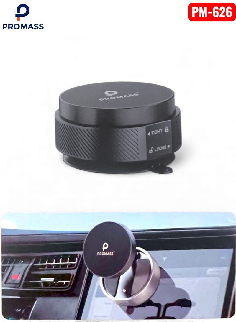 بروماس حامل هاتف جوال للسيارة بخاصية الشفط【مناسب لـماجسيف】حامل هاتف قابل للتعديل ماجسيف للسيارة ايفون مغناطيسي, استند جوال مغناطيسي (دوران 360° درجة), قوة مغناطيس عالية و آمنه للهاتف أثناء القيادة متوافق مع ايفون وجالكسي وهواوي وغيرها, مناسب لهاتف ايفون 17/16/15، سامسونج S25/S24 - Image 1