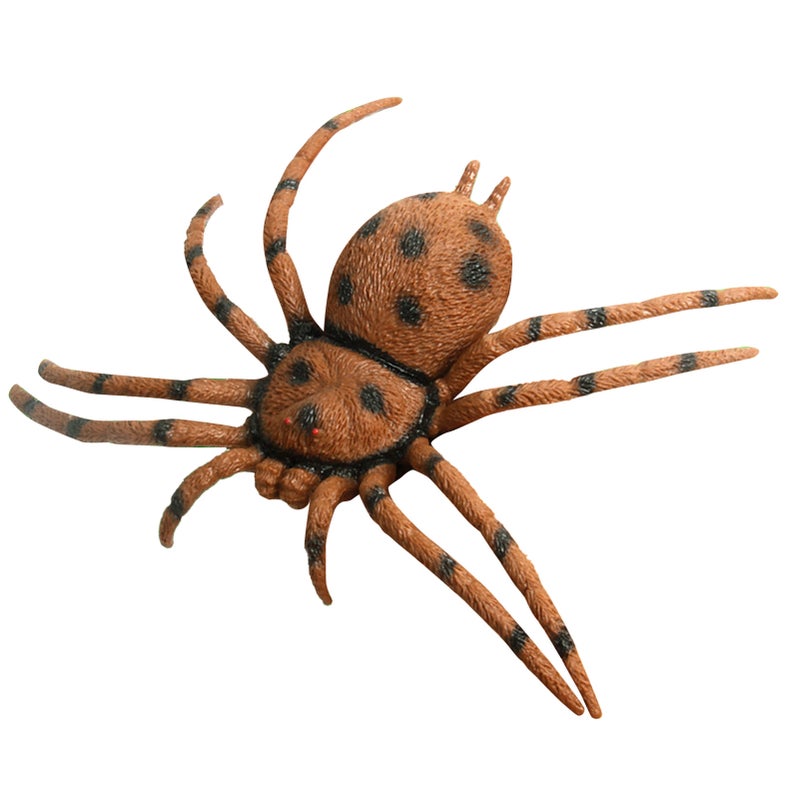 Spider Model Lifelike Exquisite Simulated Large Spider Toy for Teaching Entertainment Brown - Image 4
