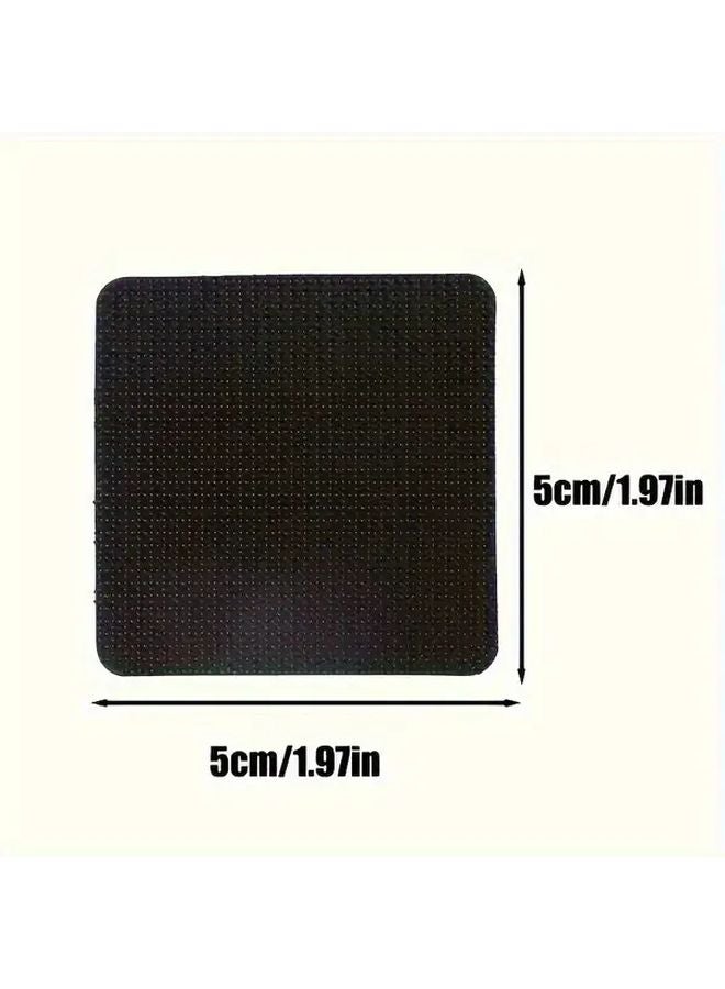 10pcs Black Double Sided Adhesive Carpet Strips Strong No Residue Easy Apply - Image 3