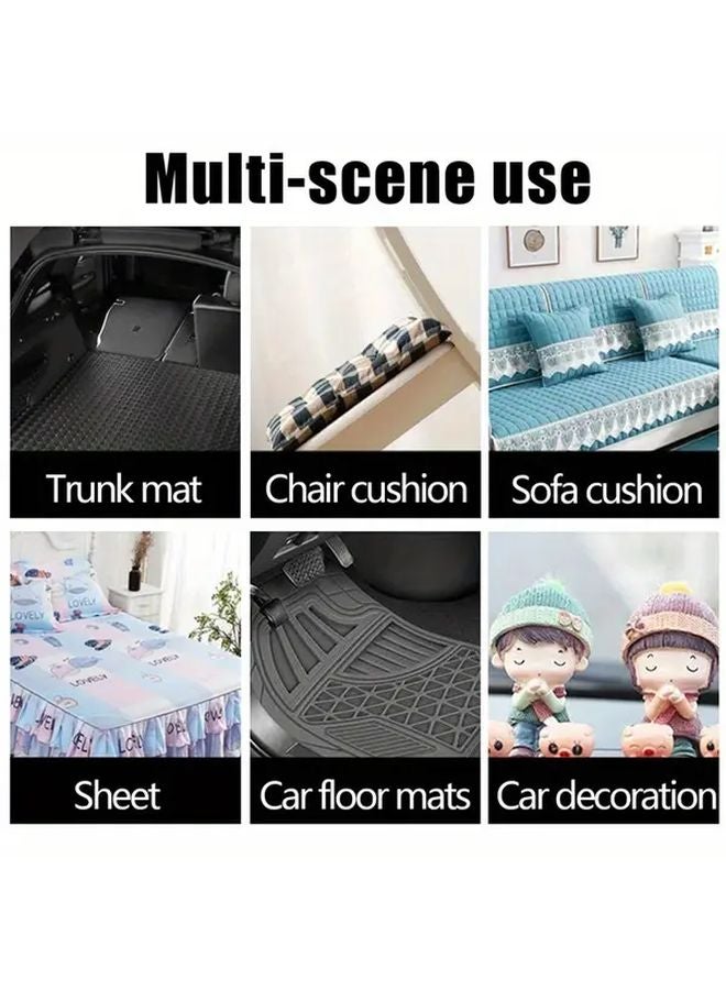 10pcs Black Double Sided Adhesive Carpet Strips Strong No Residue Easy Apply - Image 5