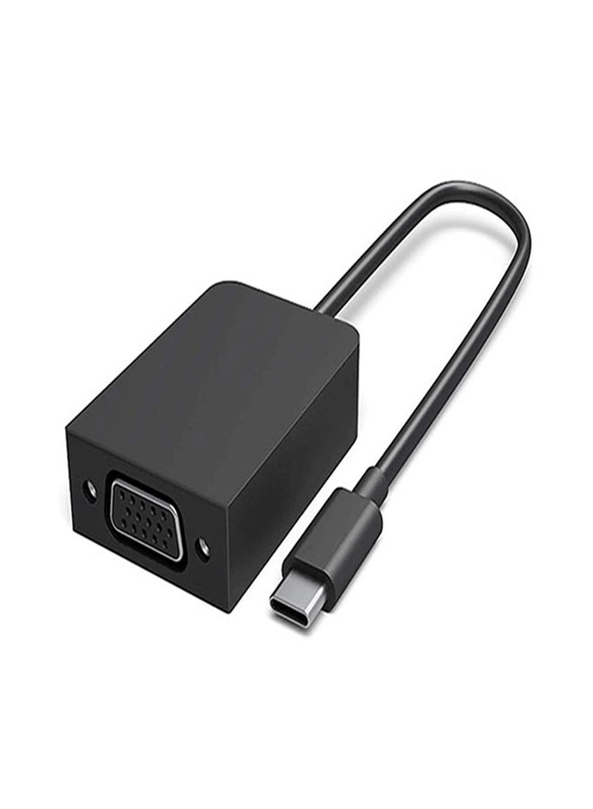 USB C To VGA Adaptor Surface (HFT-00008) Black