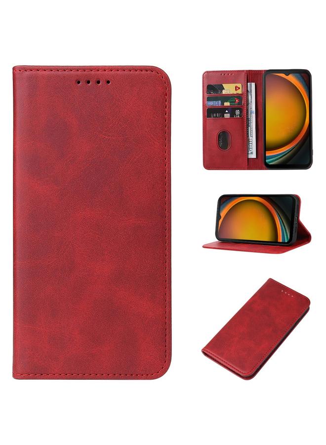 اس-توب جراب هاتف Samsung Galaxy Xcover7 بإغلاق مغناطيسي من الجلد - Image 1