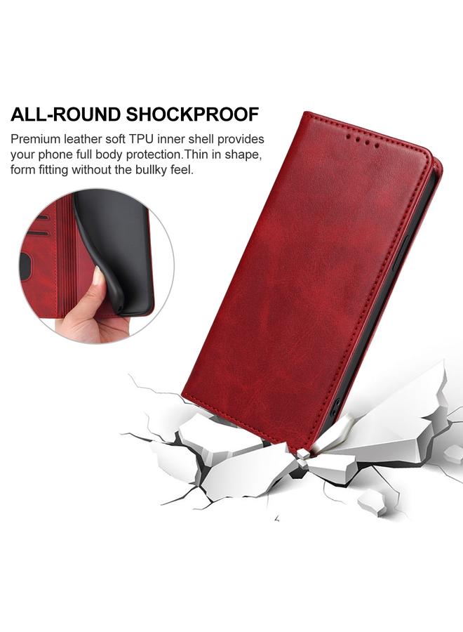 اس-توب جراب هاتف Samsung Galaxy Xcover7 بإغلاق مغناطيسي من الجلد - Image 5