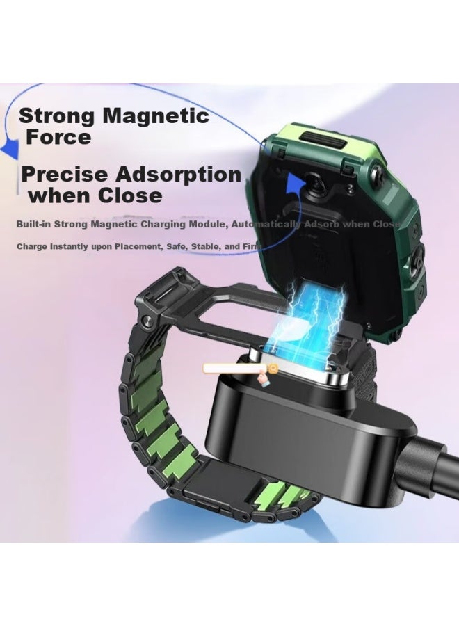 Ten Flashes Tenflash Little Genius Z6 Ultimate Edition Charging Cable Children'S Phone Watch Z6 Ultimate Edition Iron Man/Spider-Man Magnetic Charging Cable Fast Charging Data Cable - Image 3