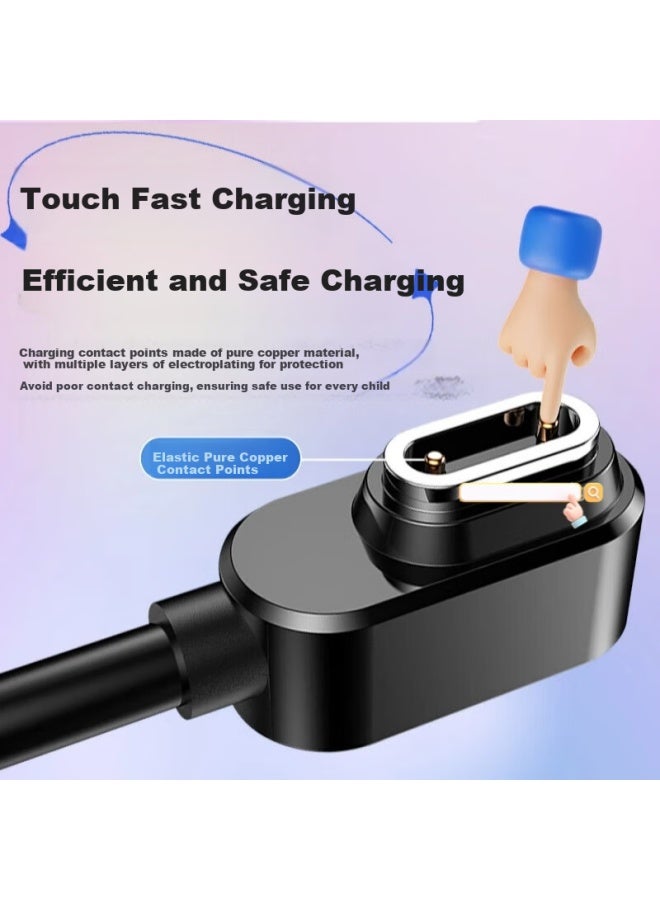 Ten Flashes Tenflash Little Genius Z6 Ultimate Edition Charging Cable Children'S Phone Watch Z6 Ultimate Edition Iron Man/Spider-Man Magnetic Charging Cable Fast Charging Data Cable - Image 5