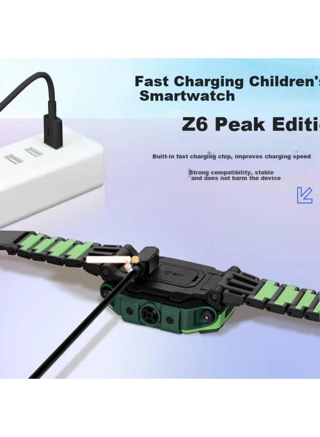 Ten Flashes Tenflash Little Genius Z6 Ultimate Edition Charging Cable Children'S Phone Watch Z6 Ultimate Edition Iron Man/Spider-Man Magnetic Charging Cable Fast Charging Data Cable - Image 2