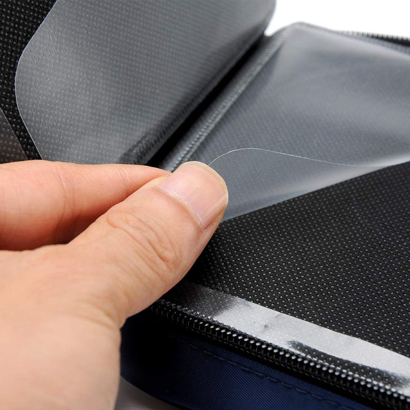 CCidea 40 Capacity CD/DVD Case Holder Portable Disc Wallet Storage Binder Nylon Cd Bag (Blue) - Image 4