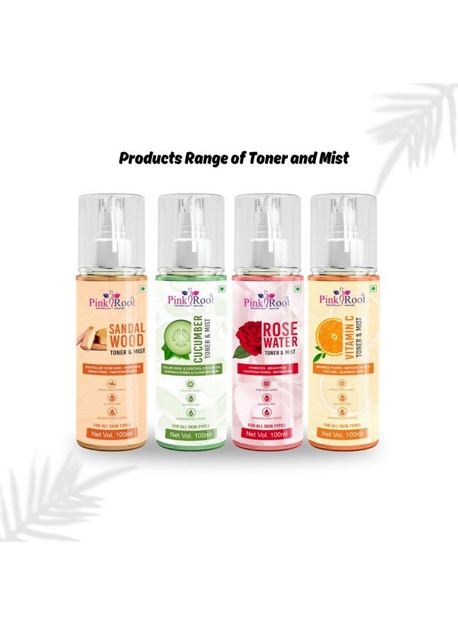 Pink Root Vitamin C Skin Mist Toner 100ml With Lemon Essential Oil, Orange Essential Oil & Aloe Vera Extracts - for All Skin Types - No Parabens, Silicones, Mineral Oil & Sulphates - Image 5